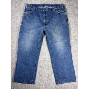 Dickies Mens Carpenter Jeans Blue Denim Relaxed Fit Work Pants 42x28 Z540014